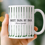 Custom Mug - Personalized Father's Day Birthday Golf Gifts For Dad, Grandpa, Golfers