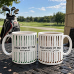 Custom Mug - Personalized Father's Day Birthday Golf Gifts For Dad, Grandpa, Golfers