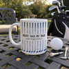 Custom Mug - Personalized Father's Day Birthday Golf Gifts For Dad, Grandpa - Golf More Worry Less