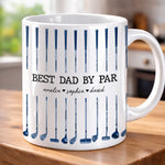 Custom Mug - Personalized Father's Day Birthday Golf Gifts For Dad, Grandpa, Golfers