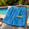 Custom Tropical Hawaiian Aloha Men Beach Shorts - Personalized Father's Day, Summer Vacation And Travel Gifts For Dad, Grandpa - Daddy Belongs To The Chaos Crew