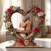 Custom 2-Layered Wooden Plaque - Personalized Anniversary Wedding Gifts For Husband And Wife, Him And Her - Our Forever Love Story