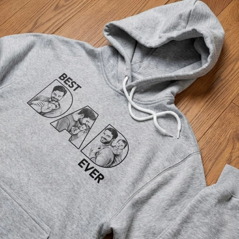 Custom Photo T-shirt, Hoodie - Personalized Father's Day Birthday Gifts For Dad, Grandpa - Best Dad In The World