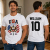 Custom International Soccer Tournament Unisex T-shirt - Personalized Birthday Gifts For Soccer Lovers, Sports Fans, Sports Lovers - Heart Full Of Goals