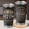 Custom Tumbler - Personalized Father's Day Birthday Gifts For Son - Never Forget How Proud I Am