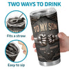Custom Tumbler - Personalized Father's Day Birthday Gifts For Son - Never Forget How Proud I Am