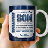 Custom 3D Inflated Effect Printed Mug - Personalized Father's Day Gifts For Son - You Make Me Proud