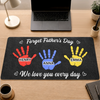 Custom Desk Mat -  Personalized Father's Day Birthday Gifts For Dad, Grandpa - Tiny Hands, Big Love For Daddy