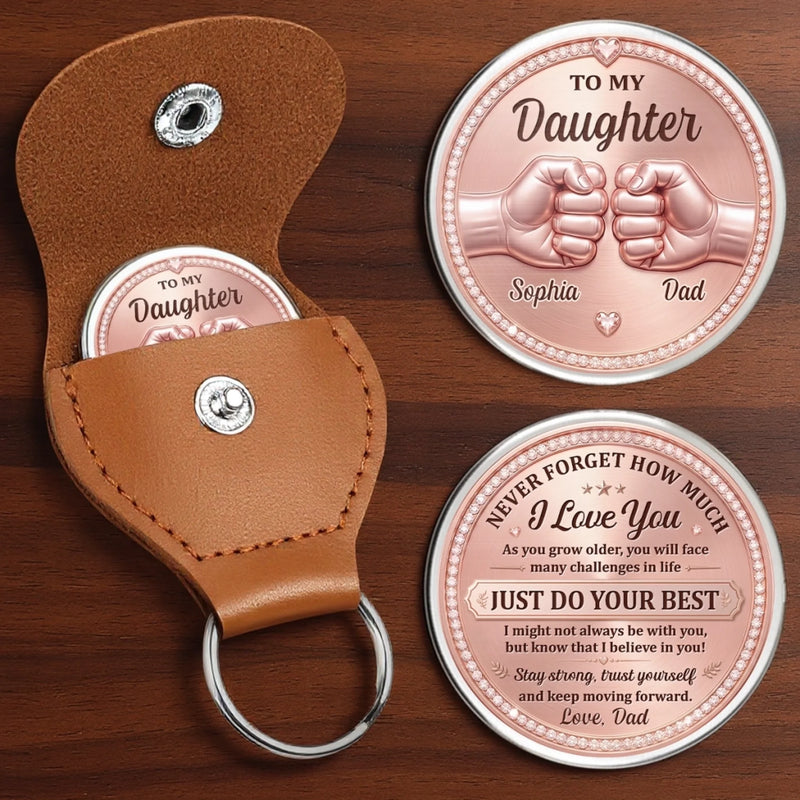 Custom Pocket Hug - Personalized Birthday Gifts For Daughter - You’ll Always Be My Baby Girl