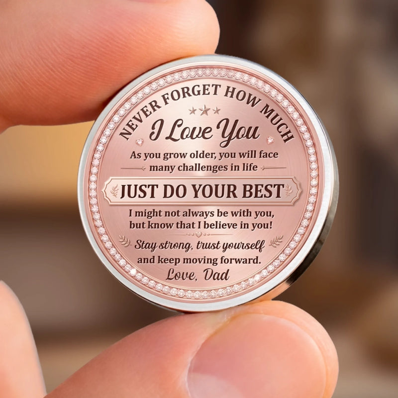 Custom Pocket Hug - Personalized Birthday Gifts For Daughter - You’ll Always Be My Baby Girl