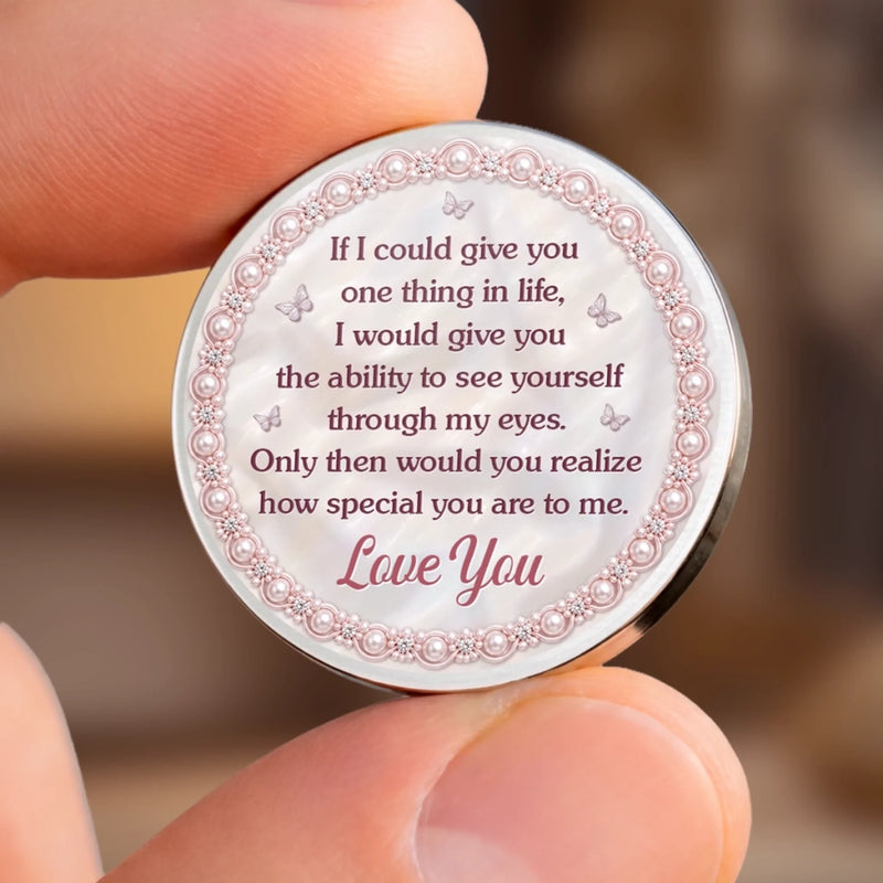 Custom Pocket Hug - Personalized Birthday Gifts For Daughter - Be Brave, Be Kind, Be You
