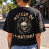 Custom Father Of Mayhem Back Printed Shirt - Personalized Mother's Day, Father's Day Gifts For Mom, Grandma, Dad, Grandpa - Raising Tiny Troublemakers