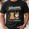 Custom Unisex T-shirt, Hoodie - Personalized Father's Day Birthday Gifts For Cat Lovers, Cat Dad - My Kids Say Meow