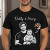 Custom Photo T-shirt, Hoodie - Personalized Father's Day Birthday Gifts For Dad, Grandpa, Husband - Family Man Forever