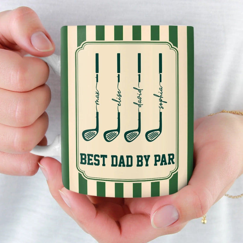 Custom 3D Inflated Effect Printed Mug - Personalized Father's Day Birthday Golf Gifts For Dad, Grandpa - Winning Like a Legend