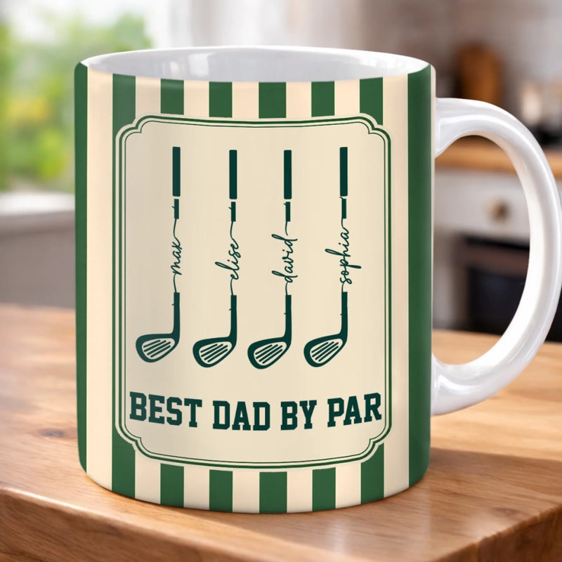 Custom 3D Inflated Effect Printed Mug - Personalized Father's Day Birthday Golf Gifts For Dad, Grandpa - Winning Like a Legend