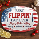 Custom Platter - Personalized Father's Day Birthday Gifts For Dad - Home Cooked Happiness