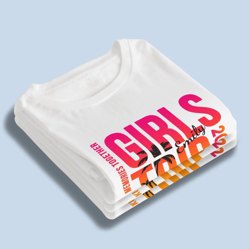 Custom T-shirt, Premium T-shirt, Hoodie - Personalized Summer Vacation And Travel Gifts For Best Friends, Family - Chasing The Endless Summer