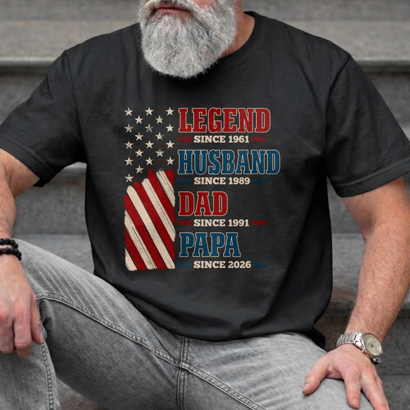Custom T-shirt, Hoodie - Personalized Father's Day Birthday Gifts For Dad, Grandpa - Built Tough Loved Deeply