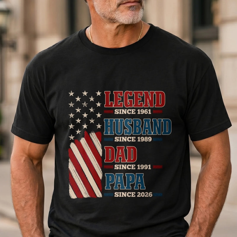 Custom T-shirt, Hoodie - Personalized Father's Day Birthday Gifts For Dad, Grandpa - Built Tough Loved Deeply