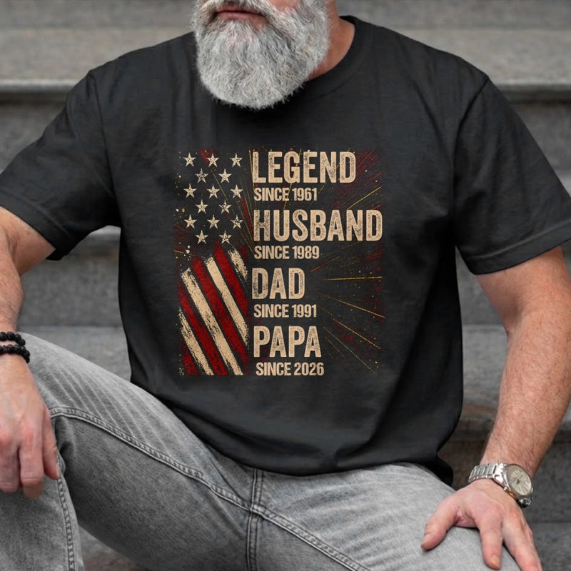 Custom T-shirt, Hoodie - Personalized Father's Day Birthday Gifts For Dad, Grandpa - Built By Family Love