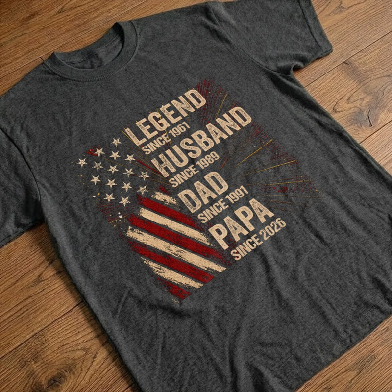 Custom T-shirt, Hoodie - Personalized Father's Day Birthday Gifts For Dad, Grandpa - Built By Family Love