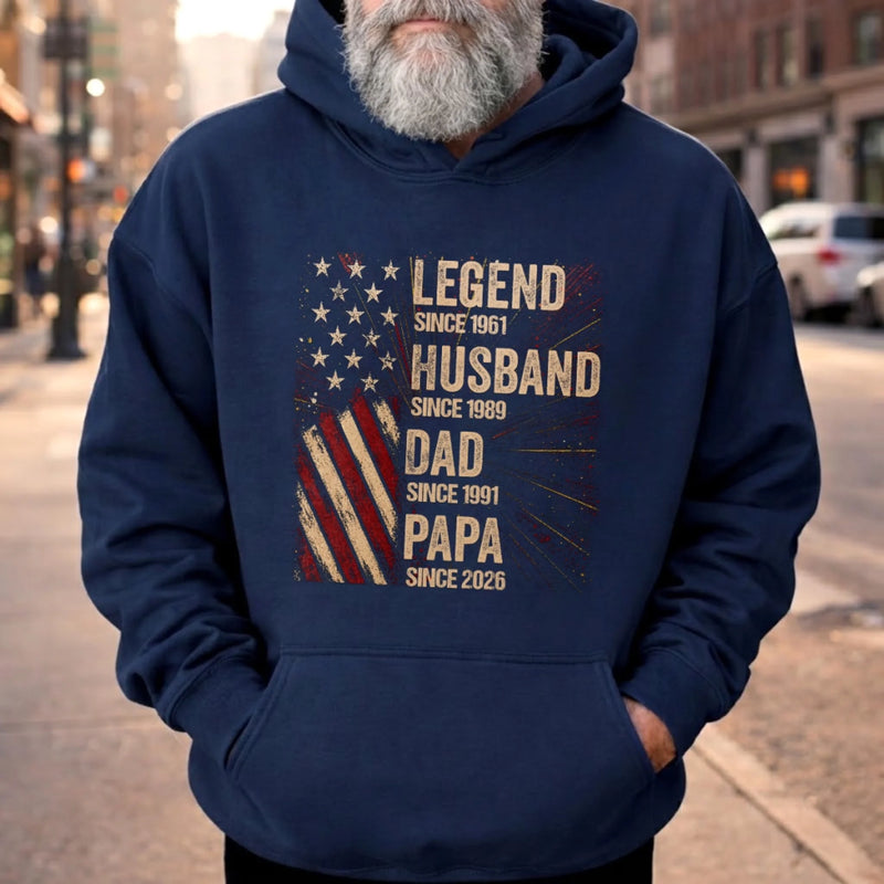 Custom T-shirt, Hoodie - Personalized Father's Day Birthday Gifts For Dad, Grandpa - Built By Family Love