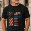 Custom T-shirt, Hoodie - Personalized Father's Day Birthday Gifts For Dad, Grandpa - Legends Become Grandpas