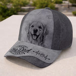 Custom Photo Cap - Personalized Father's Day Birthday Gifts For Cat Lovers, Dad - Love Comes With Paws