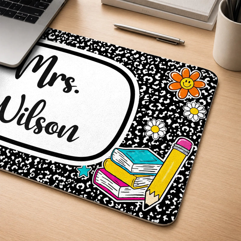 Custom Desk Mat -  Personalized Birthday Gifts For Teachers - Best Teacher Ever
