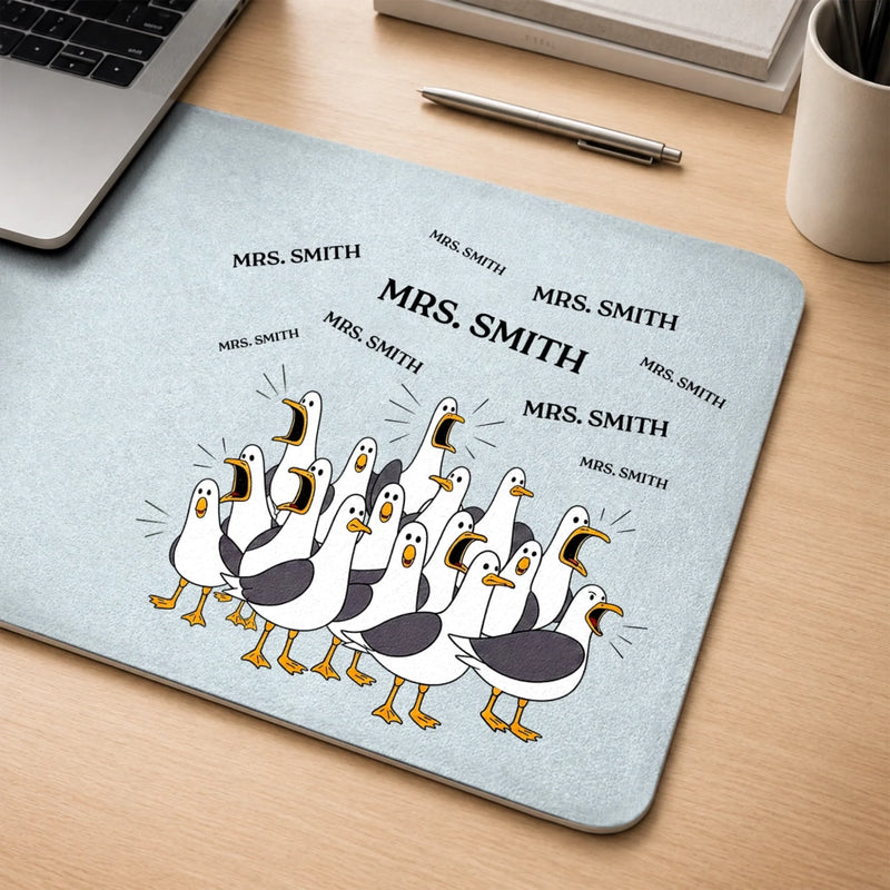 Custom Desk Mat -  Personalized Funny Gifts For Teachers - Teacher Of The Year