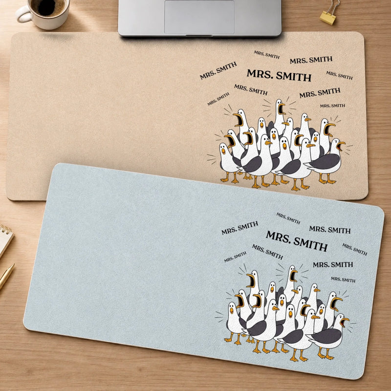 Custom Desk Mat -  Personalized Funny Gifts For Teachers - Teacher Of The Year