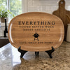 Custom Platter - Personalized Father's Day Birthday Gifts For Dad, Grandpa - Grill Master At Work