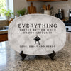 Custom Platter - Personalized Father's Day Birthday Gifts For Dad, Grandpa - Grill Master At Work
