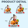 Custom Photo Acrylic Car Visor Clip - Personalized Father's Day Gifts For Dad, Grandpa - Buckled Up With Love