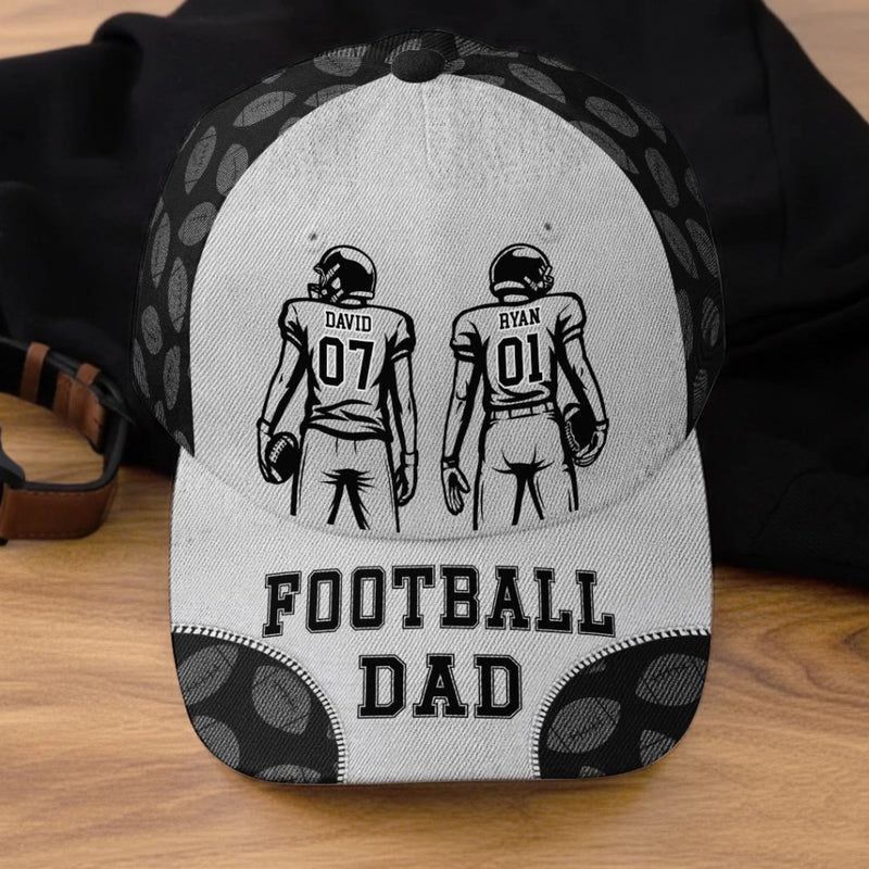 Custom American Football Cap - Personalized Father's Day Birthday Gifts For Dad, Grandpa, Football Lovers, Sports Fans, Sports Lovers - Friday Night Lights Forever