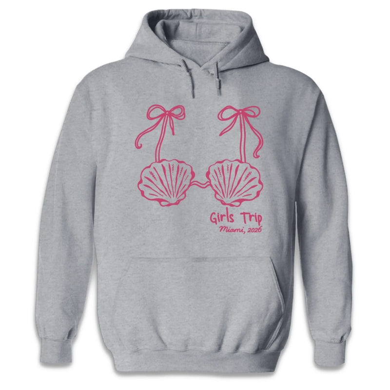 Custom T-shirt, Premium T-shirt, Hoodie - Personalized Summer Vacation And Travel Gifts For Best Friends, Family - Forever Your Island Girls