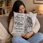 Custom Photo Four Paws, One Heart - Memorial Personalized Custom Pillow - Sympathy Gift For Dog Lovers, Pet Owners