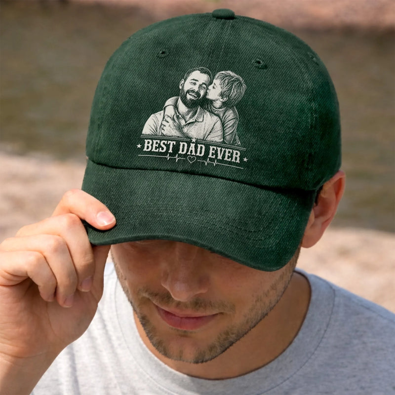 Custom Photo Cap - Personalized Father's Day Gifts For Dad, Grandpa - Retro Soul Dad Role