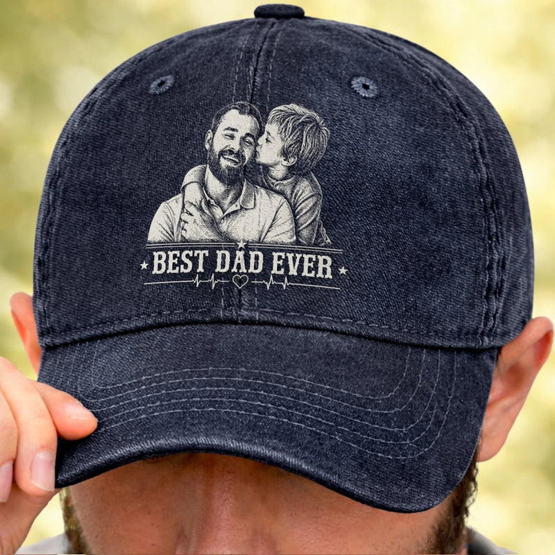 Custom Photo Cap - Personalized Father's Day Gifts For Dad, Grandpa - Retro Soul Dad Role