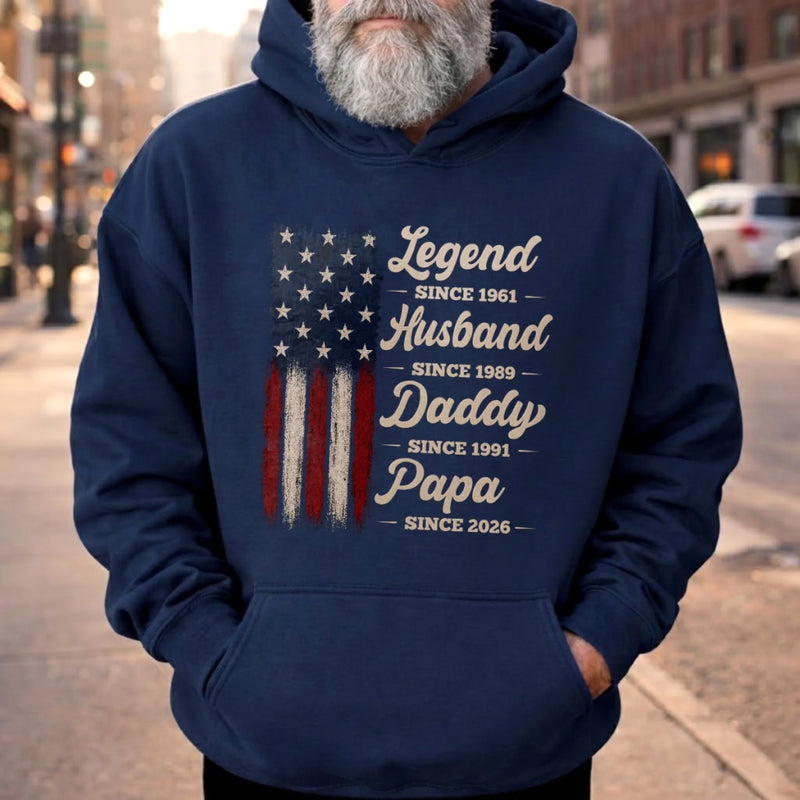 Custom T-shirt, Hoodie - Personalized Father's Day Birthday Gifts For Dad, Grandpa - Dad Makes Every Day Better