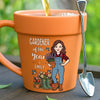 Custom Plant Pot Ceramic Mug - Personalized Birthday Garden Gifts For Gardeners - Garden Girl Era