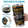 Custom Tumbler - Personalized Father's Day Birthday Gifts For Son - Always My Boy Forever My Hero