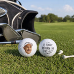 Custom Photo If Found, Return To This Guy - Family Personalized Custom Golf Ball - Gift For Dad, Grandpa, Golfers