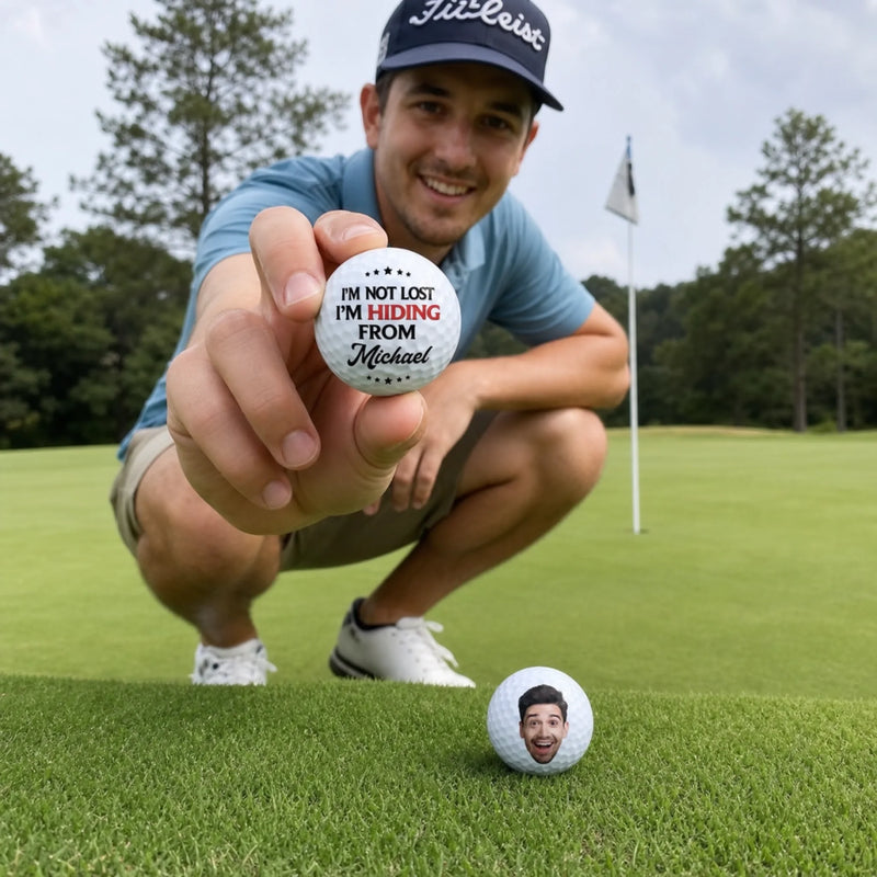 Custom Photo Golf Is The Best Retirement Plan - Personalized Custom Golf Ball - Gift For Sport Lovers, Sport Players