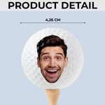 Custom Photo Golf Is The Best Retirement Plan - Personalized Custom Golf Ball - Gift For Golfers