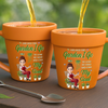 Custom Plant Pot Ceramic Mug - Personalized Birthday Garden Gifts For Gardeners - Chasing The Green Peace