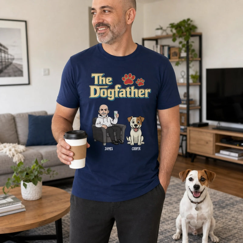 Custom Unisex T-shirt, Hoodie - Personalized Father's Day Birthday Gifts For Dog Lovers, Dog Dad - Raising Dogs Like A Pro