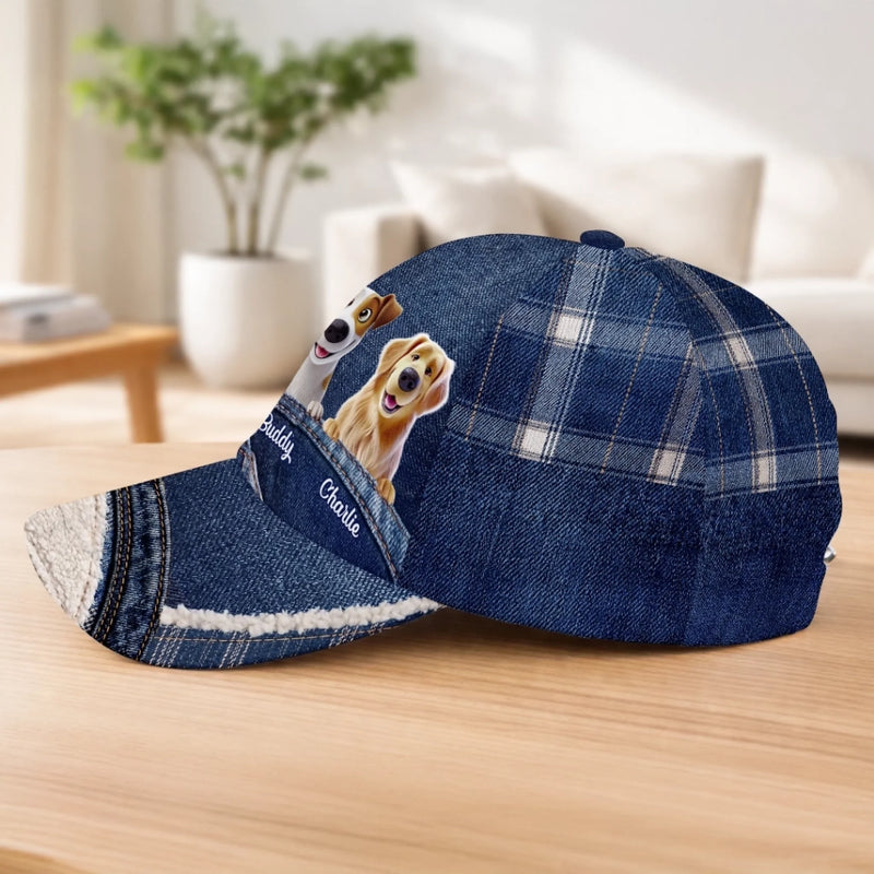 Custom Cap - Personalized Birthday Gifts For Dog Cat Lovers, Dog Dad And Mom, Cat Owners - Pawsitively The Coolest Cap