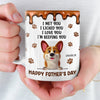 Custom 3D Inflated Effect Printed Mug - Personalized Father's Day Gifts For Dog Cat Lovers, Dog Dad And Mom, Cat Owners - Fueled By Puppy Love